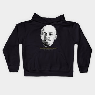 Vladimir Lenin Quote Kids Hoodie